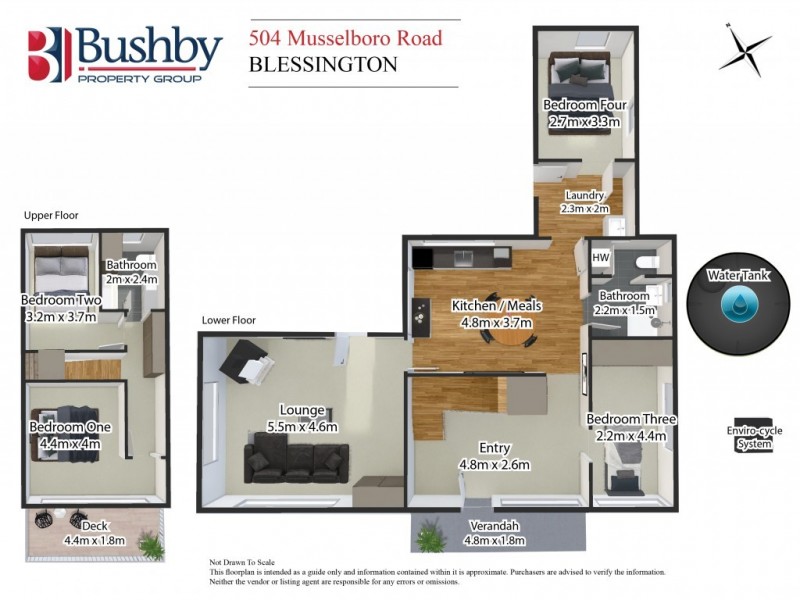 504 Musselboro Road, Blessington TAS 7212 Floorplan