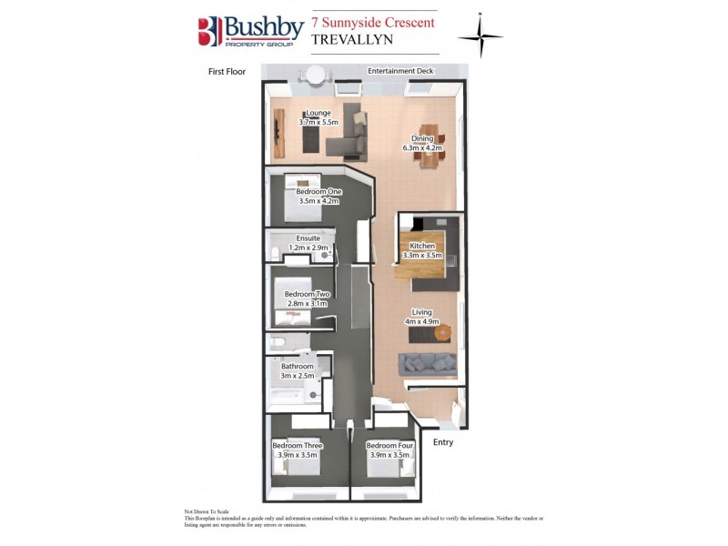 7 Sunnyside Crescent, Trevallyn TAS 7250 Floorplan