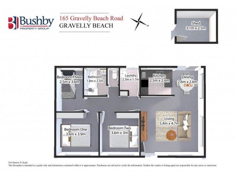 165 Gravelly Beach Road, Blackwall TAS 7275 Floorplan