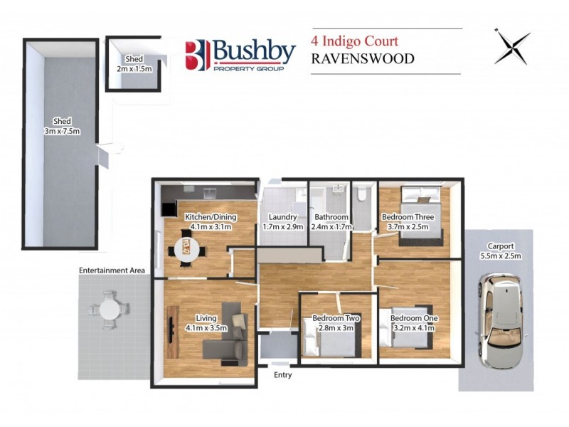 4 Indigo Court, Ravenswood TAS 7250 Floorplan