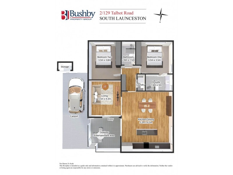 2/129 Talbot Road, South Launceston TAS 7249 Floorplan