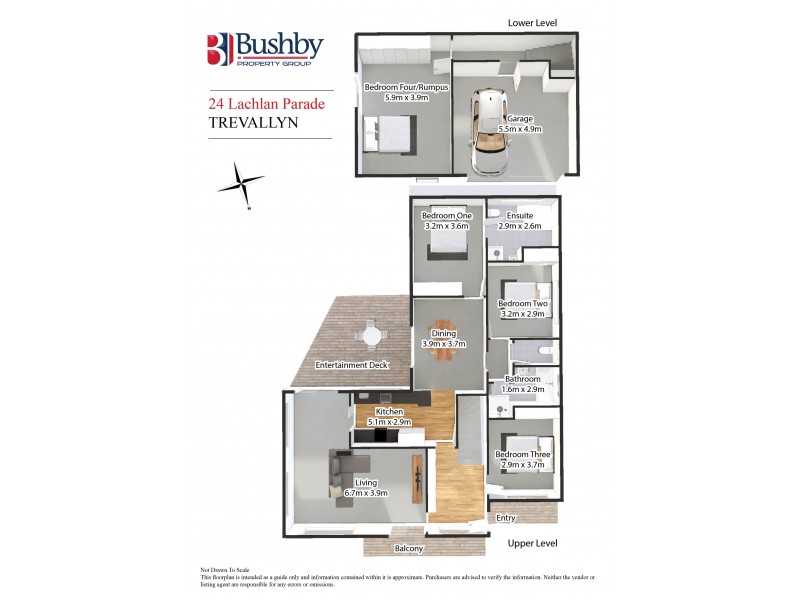 24 Lachlan Parade, Trevallyn TAS 7250 Floorplan
