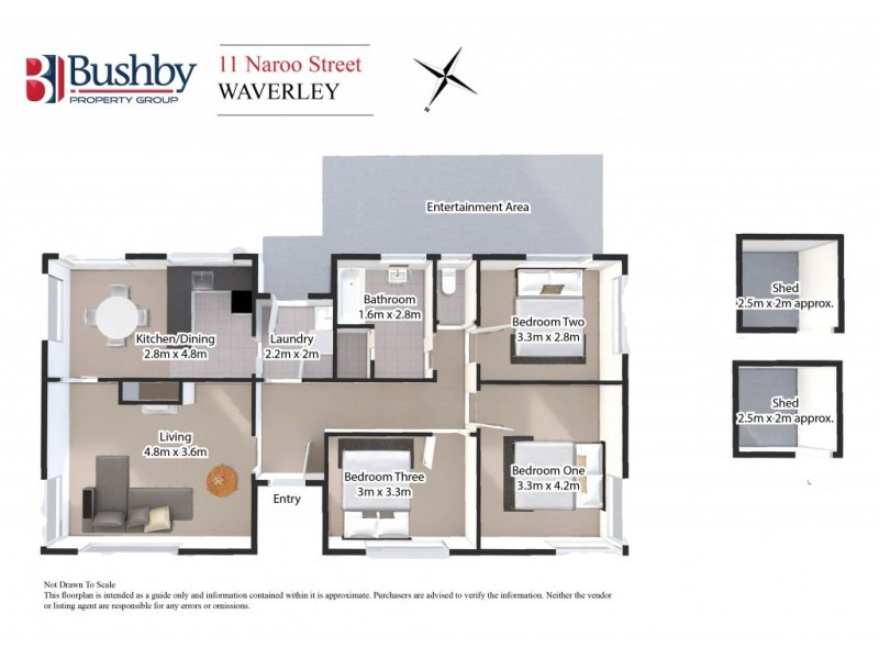 11 Naroo Street, Waverley TAS 7250 Floorplan