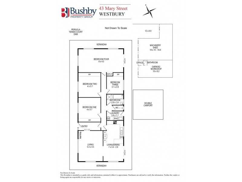43 Mary Street, Westbury TAS 7303 Floorplan