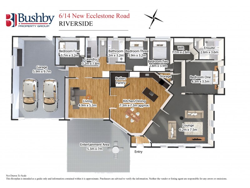 6/14 New Ecclestone Road, Riverside TAS 7250 Floorplan