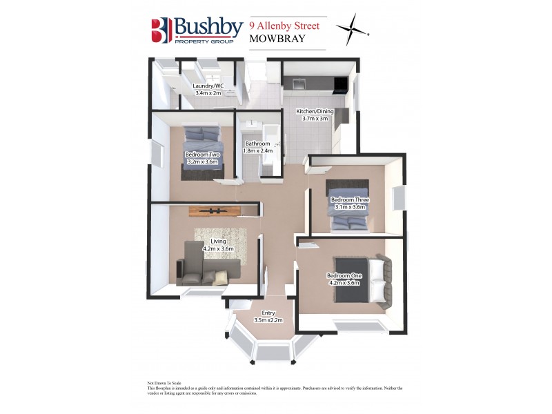 9 Allenby Street, Mowbray TAS 7248 Floorplan