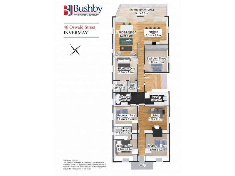46 Oswald Street, Invermay TAS 7248 Floorplan