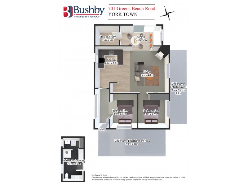 701 Greens Beach Road, York Town TAS 7270 Floorplan