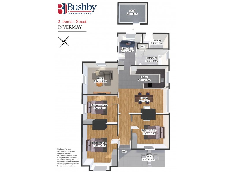 2 Doolan Street, Invermay TAS 7248 Floorplan