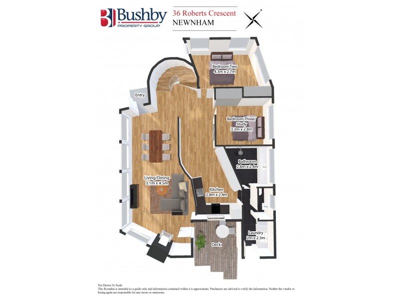 36 Roberts Crescent, Newnham TAS 7248 Floorplan