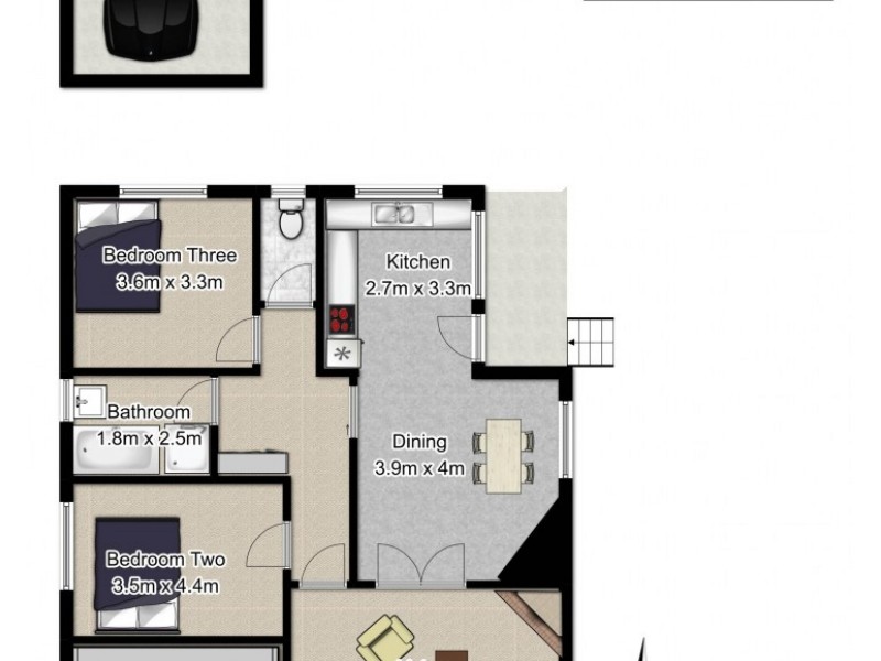 2 Chungon Crescent, South Launceston TAS 7249 Floorplan