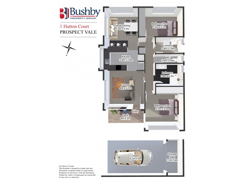 1 Hutton Court, Prospect Vale TAS 7250 Floorplan