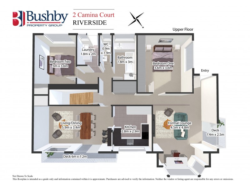 2 Camina Court, Riverside TAS 7250 Floorplan