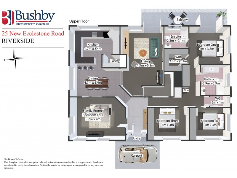 25 New Ecclestone Road, Riverside TAS 7250 Floorplan