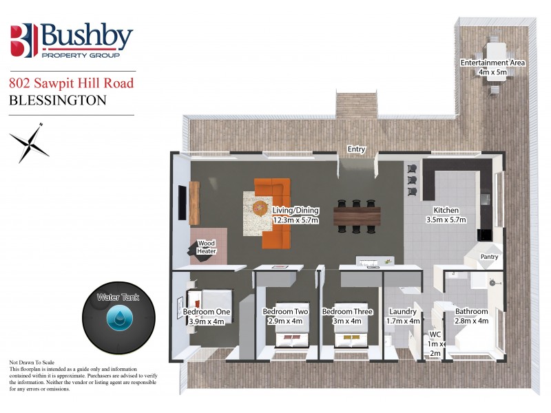 802 Sawpit Hill Road, Blessington TAS 7212 Floorplan