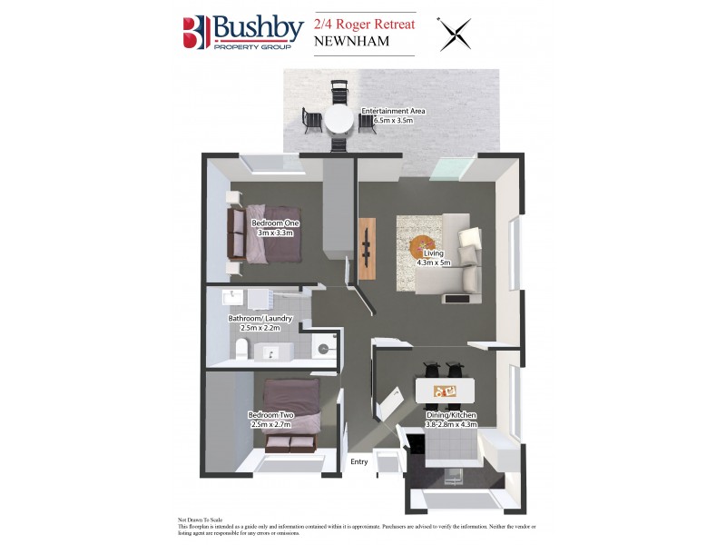 2/4 Roger Retreat, Newnham TAS 7248 Floorplan