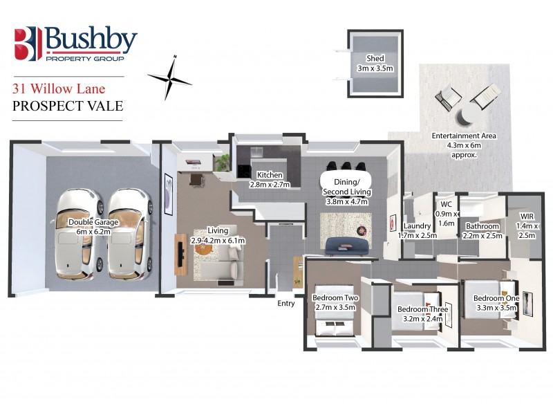31 Willow Lane, Prospect Vale TAS 7250 Floorplan
