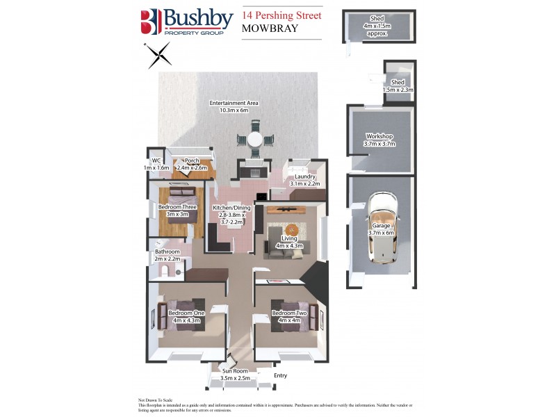 14 Pershing Street, Mowbray TAS 7248 Floorplan
