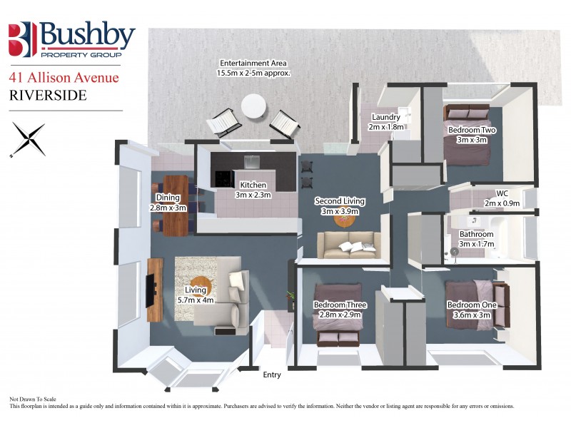 41 Allison Avenue, Riverside TAS 7250 Floorplan