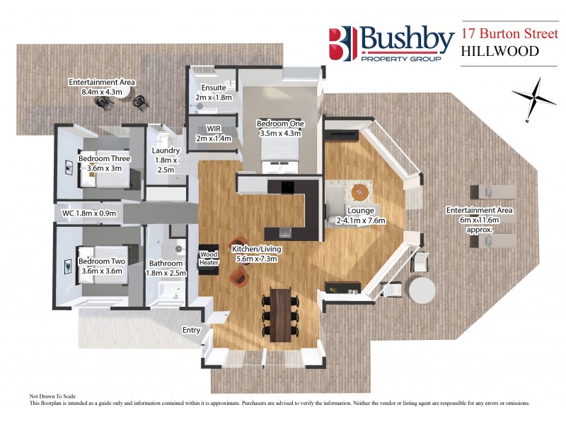 17 Burton Street, Hillwood TAS 7252 Floorplan