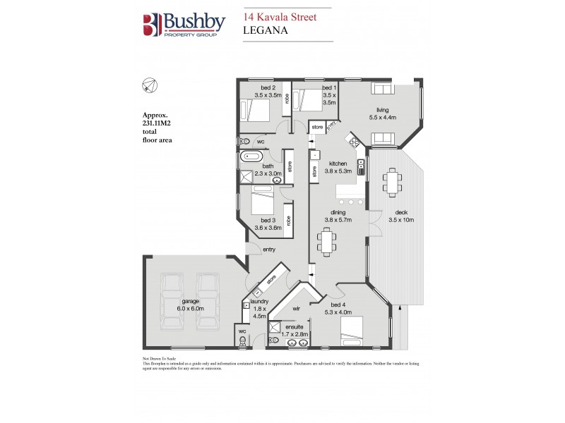 14 Kavala Street, Legana TAS 7277 Floorplan