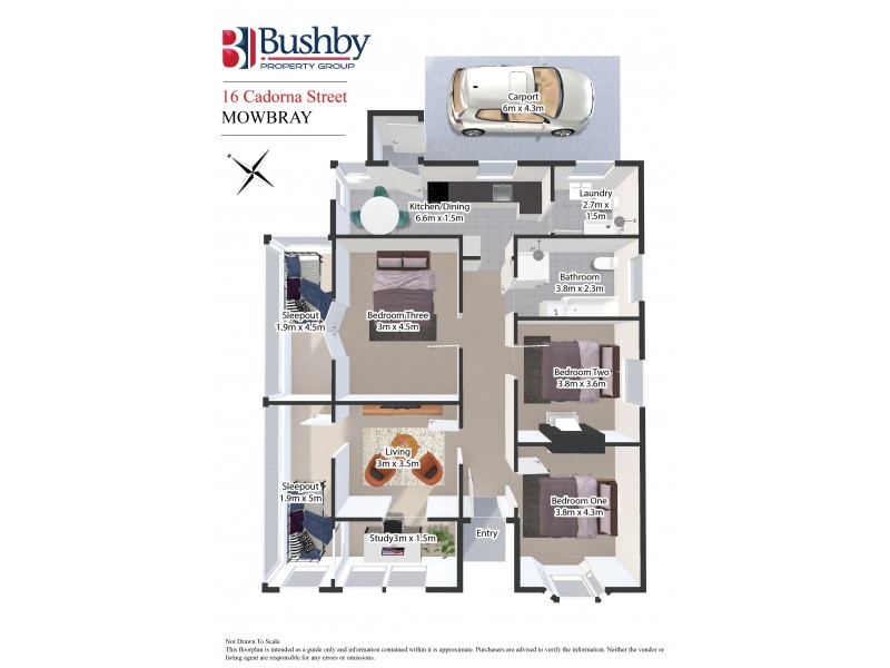 16 Cadorna Street, Mowbray TAS 7248 Floorplan