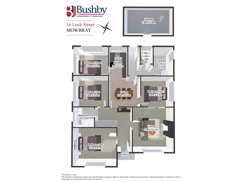 16 Luck Street, Mowbray TAS 7248 Floorplan