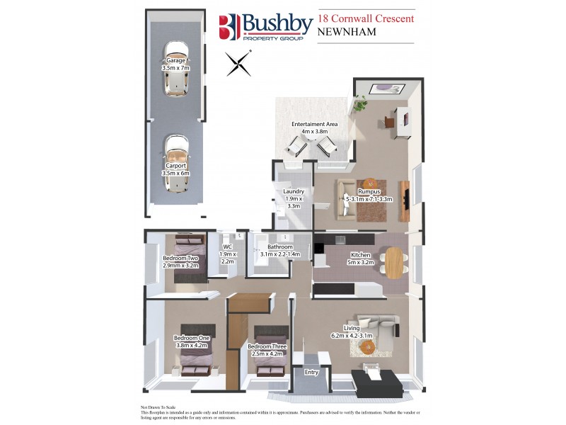 18 Cornwall Crescent, Newnham TAS 7248 Floorplan
