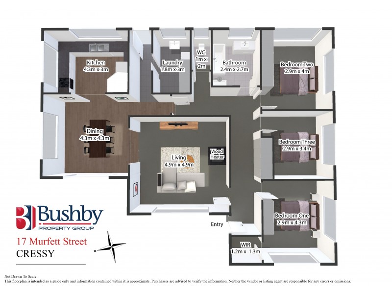 17 Murfett Street, Cressy TAS 7302 Floorplan