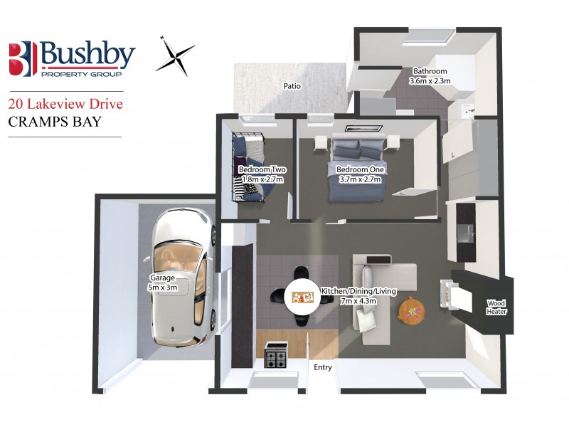 20 Lakeview Drive, Cramps Bay TAS 7030 Floorplan