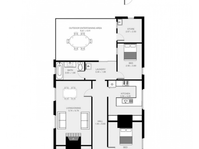 45 Herbert Street, Invermay TAS 7248 Floorplan
