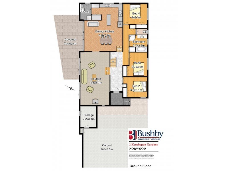 2 Kensington Gardens, Norwood TAS 7250 Floorplan