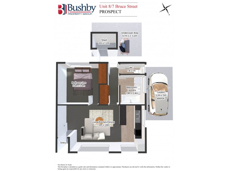8/7 Bruce Street, Prospect TAS 7250 Floorplan
