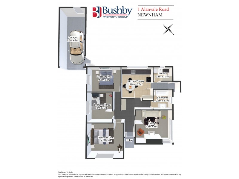 1 Alanvale Road, Newnham TAS 7248 Floorplan
