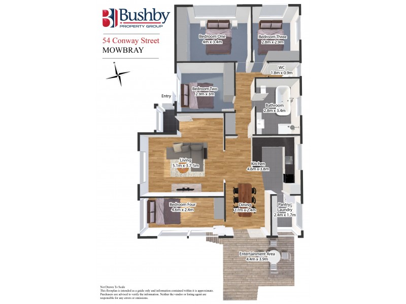 54 Conway, Mowbray TAS 7248 Floorplan