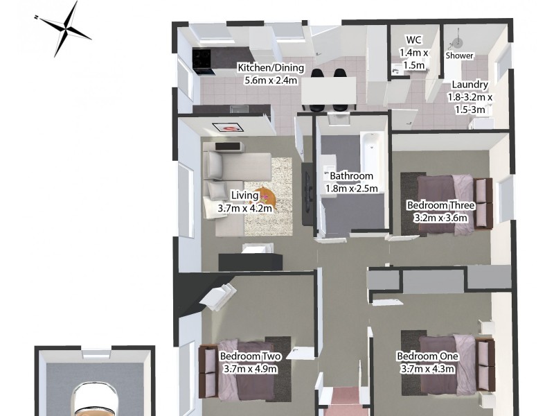 147 Talbot Road, South Launceston TAS 7249 Floorplan