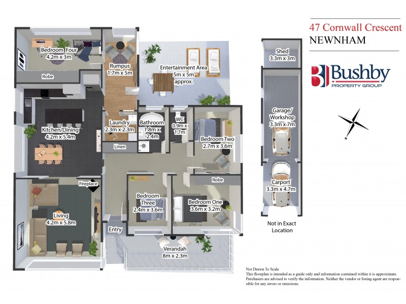 47 Cornwall Crescent, Newnham TAS 7248 Floorplan