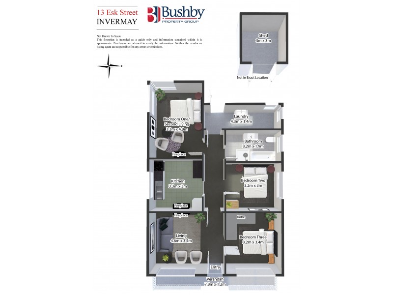 13 Esk Street, Invermay TAS 7248 Floorplan