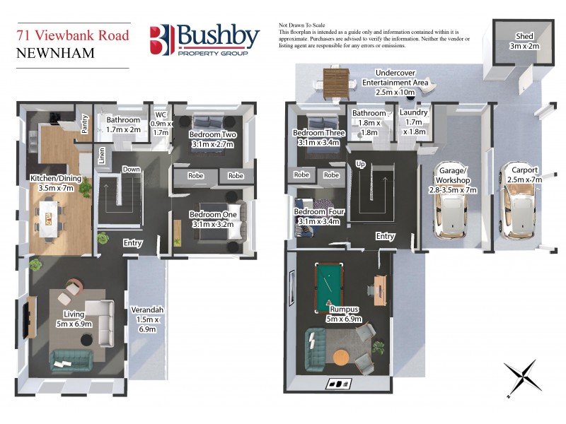 71 Viewbank Road, Newnham TAS 7248 Floorplan