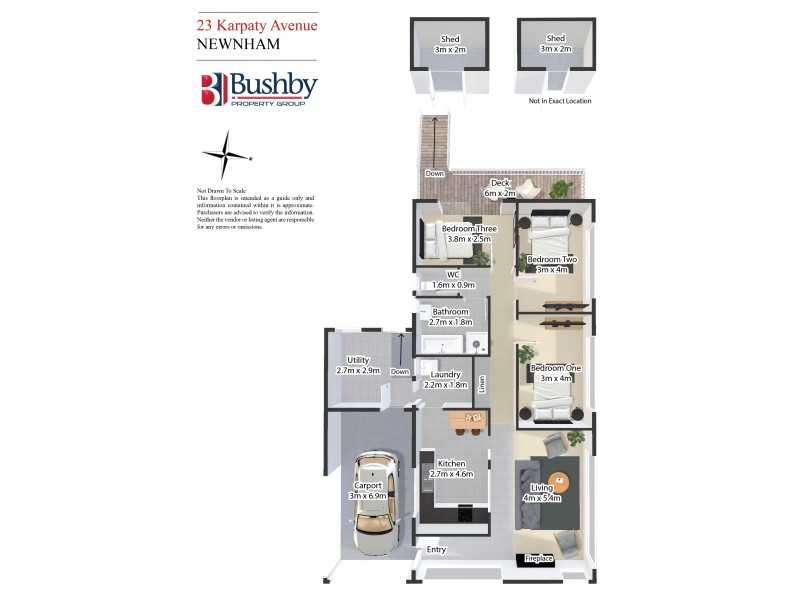 23 Karpaty Avenue, Newnham TAS 7248 Floorplan