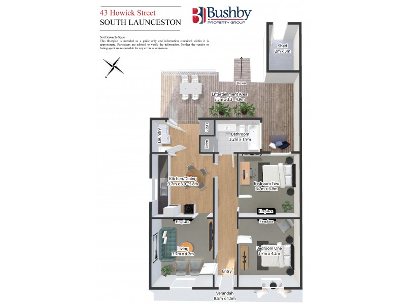 43 Howick Street, Launceston TAS 7250 Floorplan