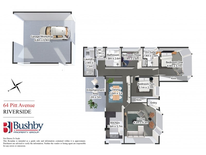 64 Pitt Avenue, Riverside TAS 7250 Floorplan