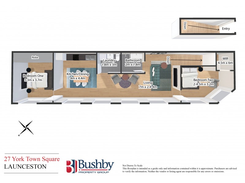 27/61 George Street, Launceston TAS 7250 Floorplan