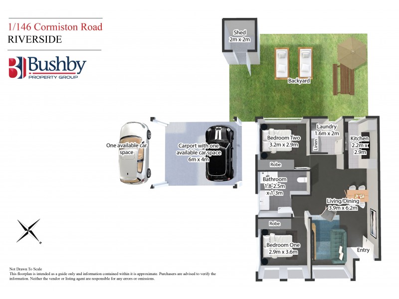 1/148 Cormiston Road, Riverside TAS 7250 Floorplan