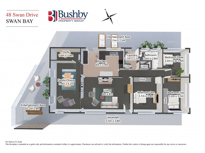 48 Swan Drive, Swan Bay TAS 7252 Floorplan