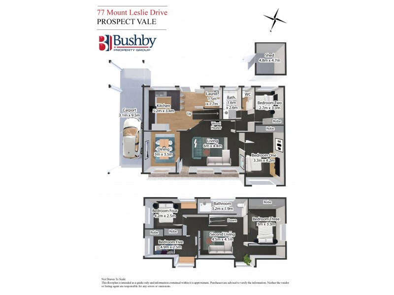 77 Mount Leslie Road, Prospect Vale TAS 7250 Floorplan