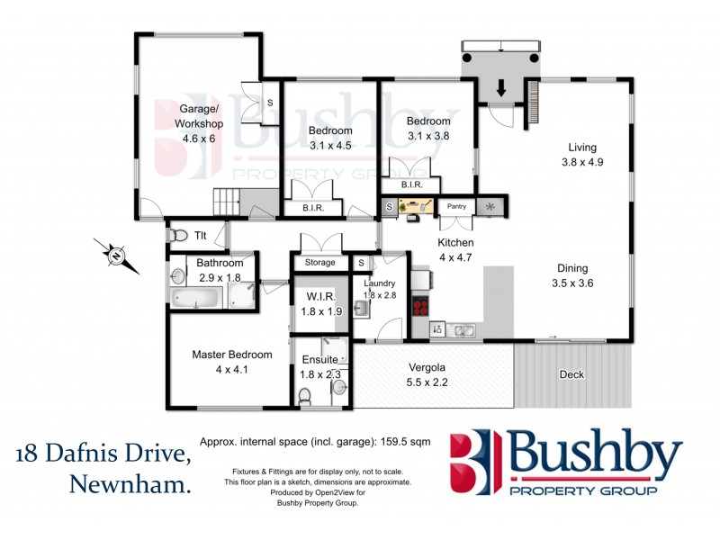 18 Dafnis Drive, Newnham TAS 7248 Floorplan