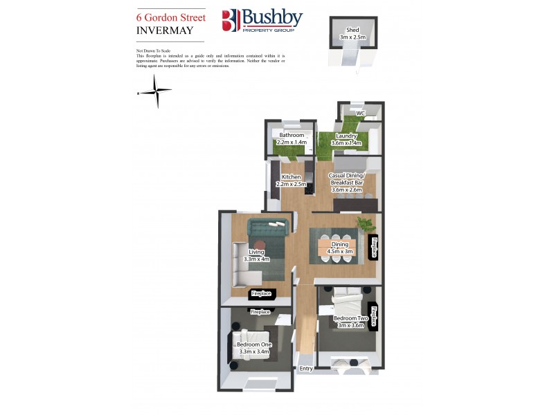 6 Gordon Street, Invermay TAS 7248 Floorplan