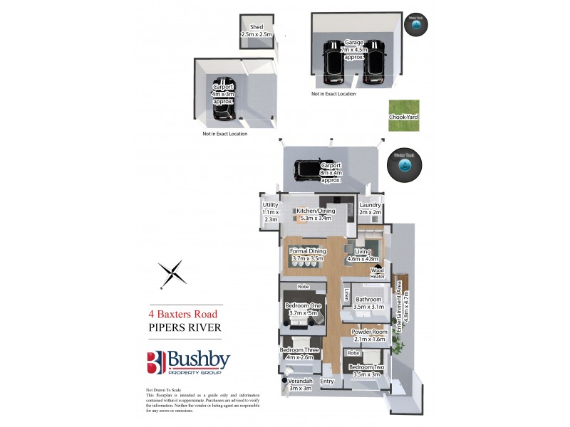 4 Baxters Road, Pipers River TAS 7252 Floorplan