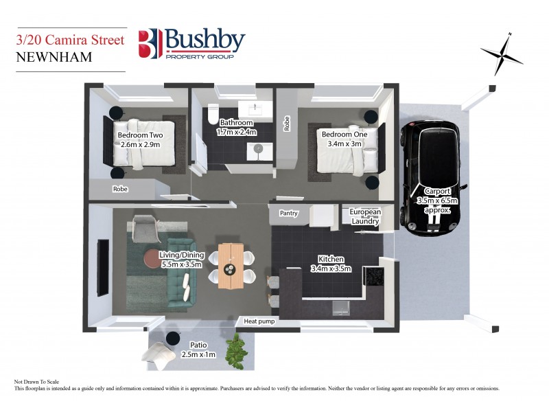 3/20 Camira Street, Newnham TAS 7248 Floorplan